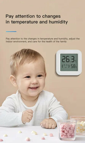 Luchtvochtigheid en Hygrometer met klein display