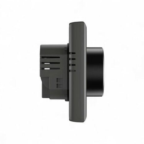 Wifi Inbouw Thermostaat met Draaiknop voor C.V. Installatie (zwart)