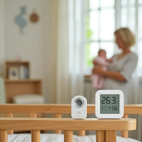 Luchtvochtigheid en Hygrometer met klein display