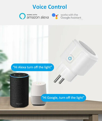 3-PACK | Slimme Stekkers 16A | WiFi & Bluetooth | Energiemeter | Werkt met app