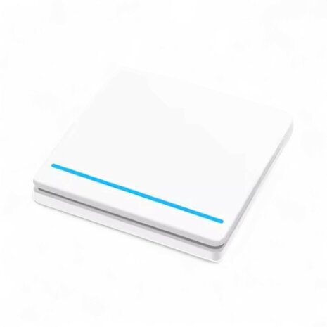 Interrupteur sans fil intelligent RF 433 MHz blanc (1 bouton) - BOUTON SÉPARÉ