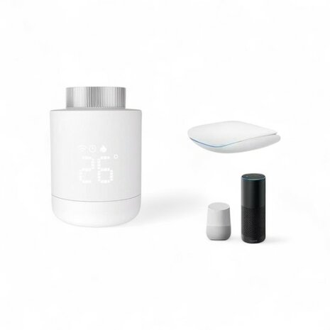 Slimme Programmeerbare Radiatorknop Expert (GEEN Zigbee gateway noodzakelijk)