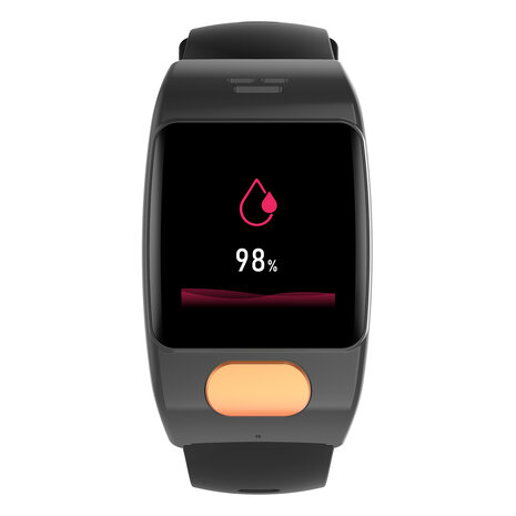 SOS Horloge 2-knops met 2-weg communicatie en hartslagmeter GPS + ladingdock