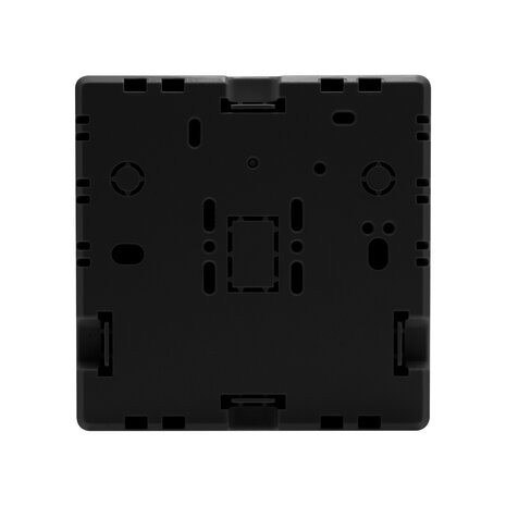 Thermostat Wi-Fi en saillie avec écran tactile pour chauffage central (avec statistiques) - Noir