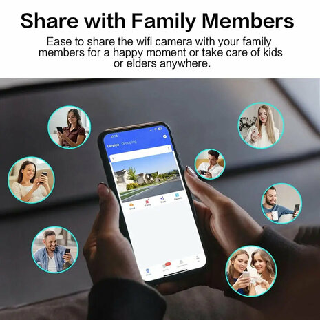 Wifi Beveiligings Camera + Zonnepaneel met beugel geschikt voor buiten