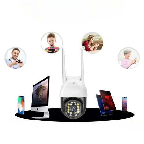 Wifi Beveiligings Camera met beugel geschikt voor buiten