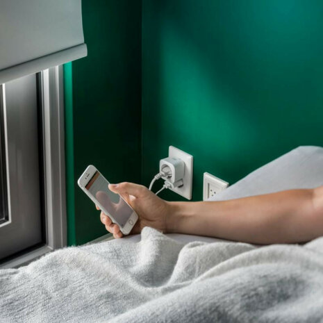 Tussenstekker set voor KlikAanKlikUit systeem met compacte uitvoering en 3500 watt schakelvermogen