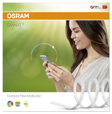 Led strip voor buitengebruik met dimbare kleurenfunctie waterdichte behuizing en smart home compatibiliteit