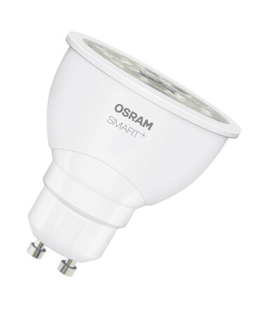 Led spot voor slimme verlichting met GU10 fitting dimbaar en instelbare kleurtemperatuur wit kunststof
