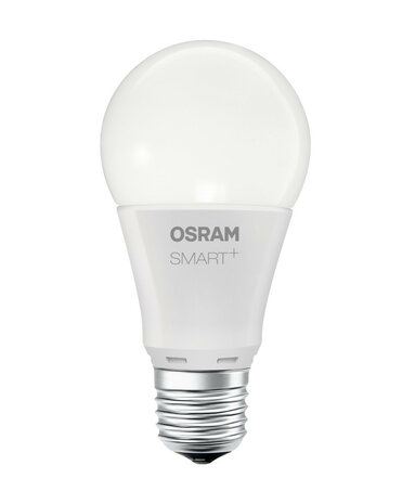Slimme lamp voor verlichting met ZigBee systeem en dimbare warm witte lichtkleur met E27 fitting en app bediening