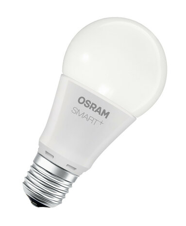 Slimme lamp voor verlichting met ZigBee systeem en dimbare warm witte lichtkleur met E27 fitting en app bediening