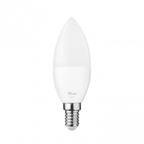 Ledlamp voor slimme verlichting met e14 fitting en dimbare kaarslicht functie wit warm licht zigbee app bediening