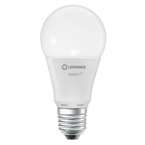 Slimme WiFi lamp voor binnenverlichting met app bediening traploos dimbaar en E27 fitting wit kunststof 1521 lumen