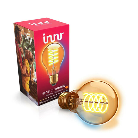 Slimme filament lamp voor binnenverlichting met Zigbee en E27 fitting dimbaar warm tot koel wit licht