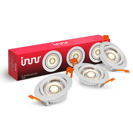 Inbouwspots voor plafond met leddriver warm wit licht compatibel met Philips Hue systeem