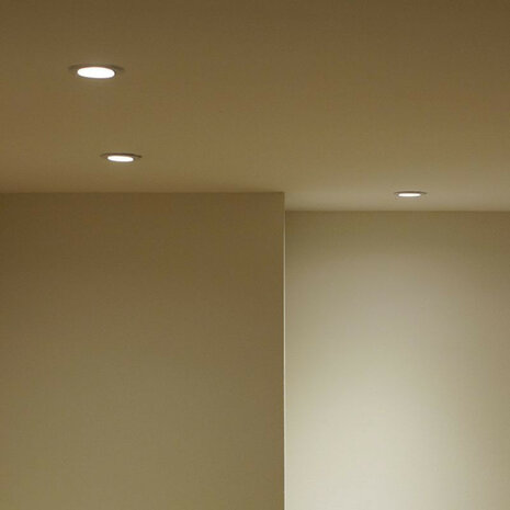Inbouwspots voor plafond met leddriver warm wit licht compatibel met Philips Hue systeem