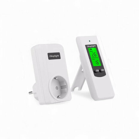 Steckdosenthermostat mit Fernbedienung f&uuml;r Heizung und Klimaanlage