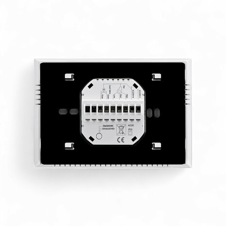 Wifi Built-in Thermostat with Touchscreen for Electric Heating (black)