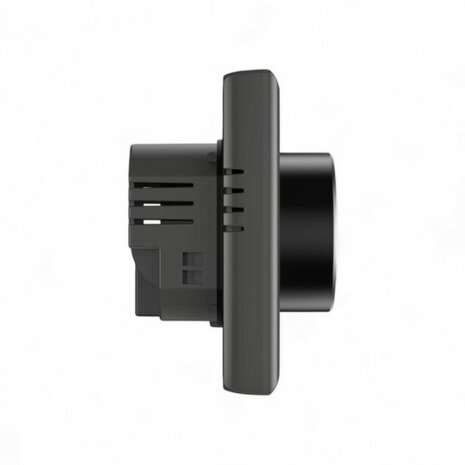 WLAN-Einbauthermostat mit Drehknopf f&uuml;r Zentralheizung (schwarz)
