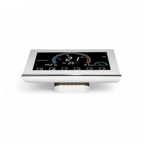 Inbouw thermostaat voor centrale verwarming met touchscreen en spraakbesturing via app