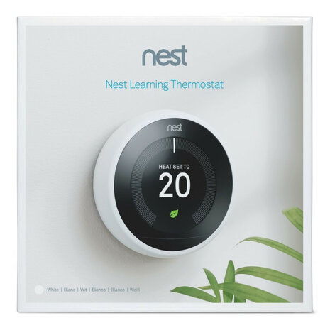 Google Nest Learning Thermostat v3 - White