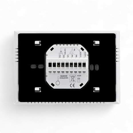 Wifi Built-in Thermostat with Touchscreen for Electric Heating (white)