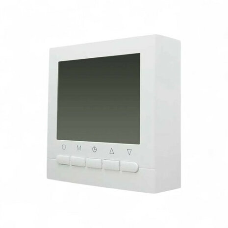 Smart WiFi Surface-Mounted Thermostat with Touchscreen for CV Installation without WiFi