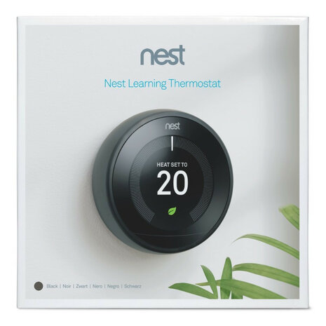 Google Nest Learning Thermostat v3 - Black