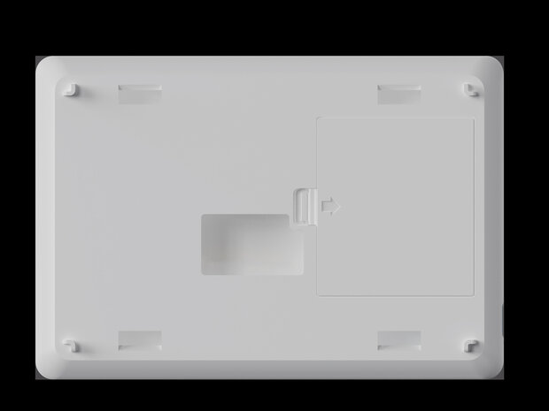 Zigbee thermostaat voor CV installatie met touchscreen app bediening en spraakbesturing zwart