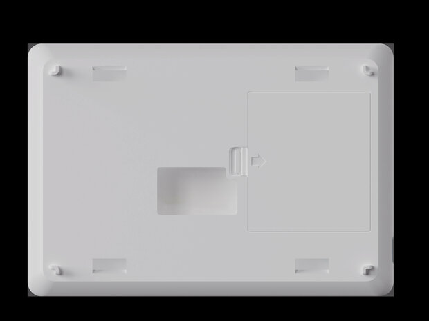 Zigbee Opbouw Thermostaat met Touchscreen voor C.V. Installatie led (zwart)