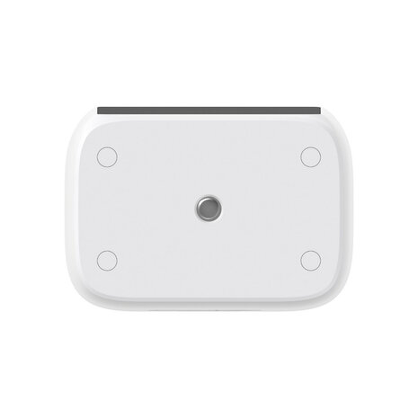 Buitencamera voor bewaking met 2K beeld en ingebouwd zonnepaneel wit IP67 waterdicht