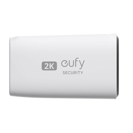 Buitencamera voor bewaking met 2K beeld en ingebouwd zonnepaneel wit IP67 waterdicht