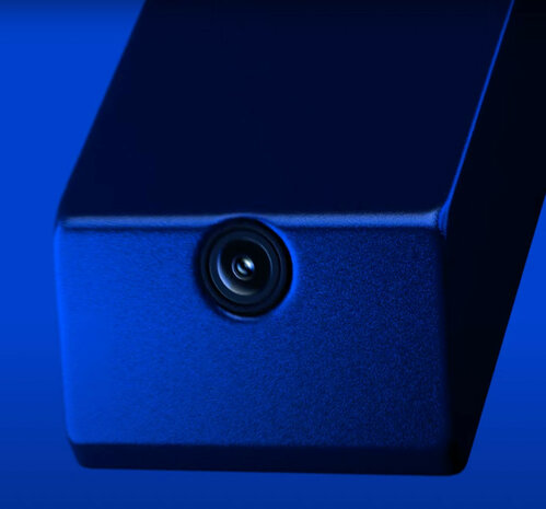 Deurbelcamera voor buiten met dual lens en zonnepaneel grijs kunststof draadloos met 2K resolutie en bewegingsdetectie