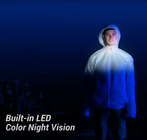 Deurbelcamera voor buiten met dual lens en zonnepaneel grijs kunststof draadloos met 2K resolutie en bewegingsdetectie