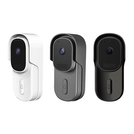 Video deurbel voor buitengebruik met Full HD camera infrarood nachtzicht en IP65 waterdicht