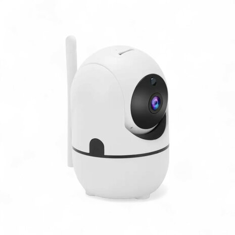 Wifi beveiligingscamera voor binnen met 360 graden draaibaar zicht en 1080P HD beeldkwaliteit