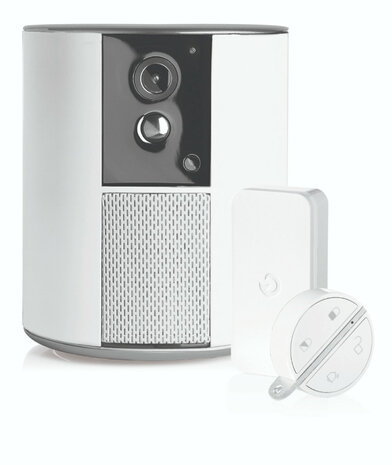 Beveiligingscamera starterskit voor binnen met raam en deursensor en back up batterij van Somfy