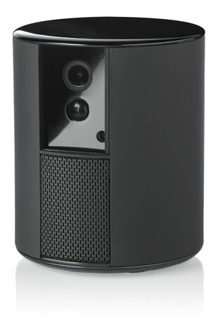 Beveiligingscamera voor binnen met draadloze verbinding en automatische privacy schuif van Somfy One
