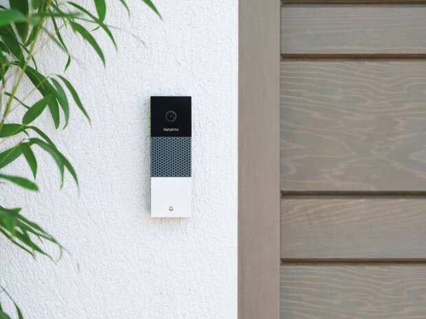 Videodeurbel voor bewaking voordeur met 2 megapixel camera en bewegingsdetectie