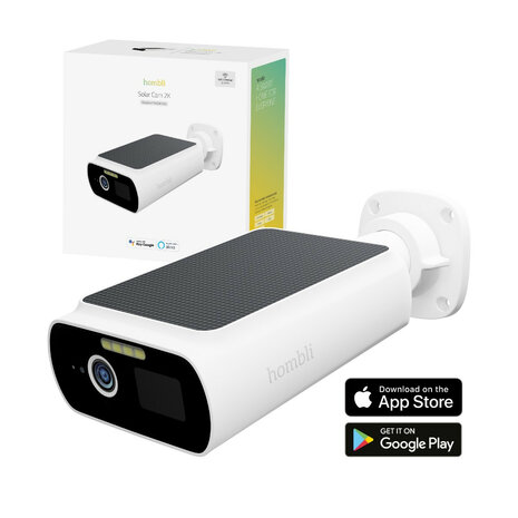 Camera voor buiten met zonnepaneel wifi 24 ghz schijnwerper sirene en 2K kleurbeeldsensor