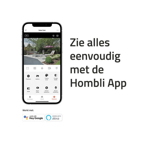 Camera voor buiten met zonnepaneel wifi 24 ghz schijnwerper sirene en 2K kleurbeeldsensor