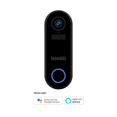 Slimme deurbel voor installatie met wifi batterij voeding en 2 megapixel camera met sd kaart opslag