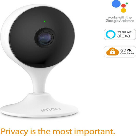 IP camera voor binnen met 2.4 GHz WiFi bewegings en geluidsdetectie en tweeweg spraakfunctie