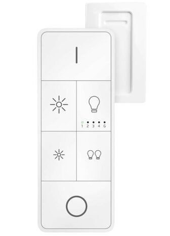 Afstandbediening voor slimme Zigbee verlichting met groepsbediening en Philips Smart Home systeem
