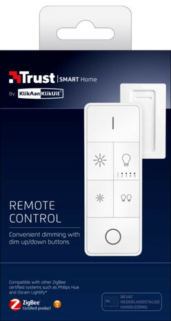 Afstandbediening voor slimme Zigbee verlichting met groepsbediening en Philips Smart Home systeem