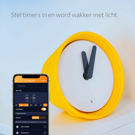 Slimme lamp voor E27 fitting met instelbaar wit licht en 9 watt vermogen