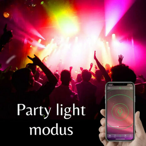 Wifi Schijnwerper voor tuin terras en oprit met RGBCW kleuren en IP66 waterdichtheid