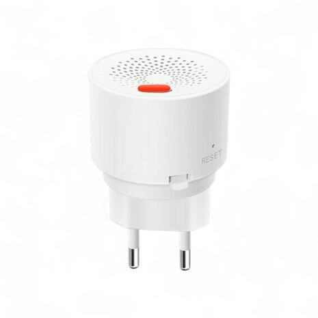 Gasmelder voor LPG en aardgas met 230V netstroom en real-time meldingen via app