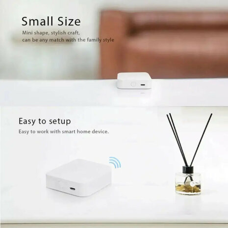 Zigbee Gateway voor smart home systeem met ondersteuning tot 100 apparaten