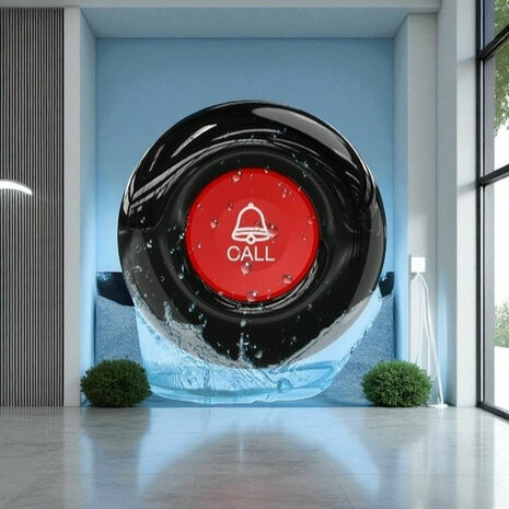 Loose Black Emergency Button for SOS Alarm Set (does not work standalone)